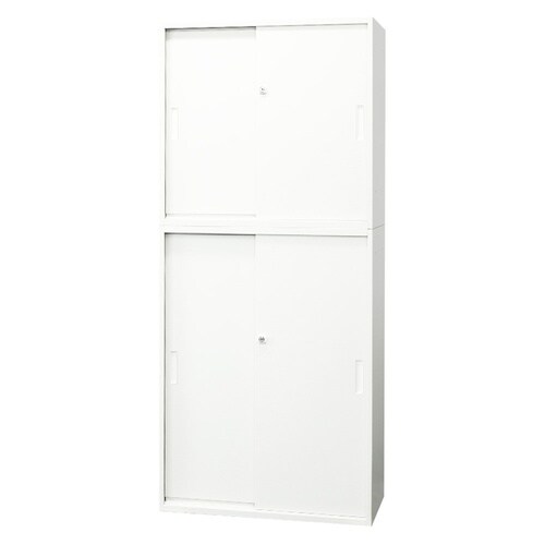 引戸書庫2台セット2段/3段 800×400 WH