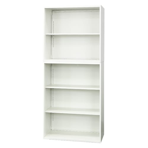 オープン書庫2台セット2段/3段800×400WH