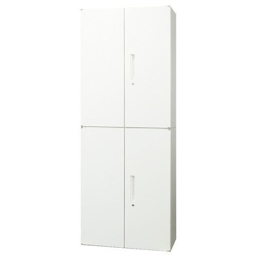 両開書庫2台セット3段 800×400 WH
