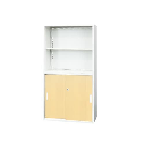 オープン/引戸書庫2段セットH1500 NA
