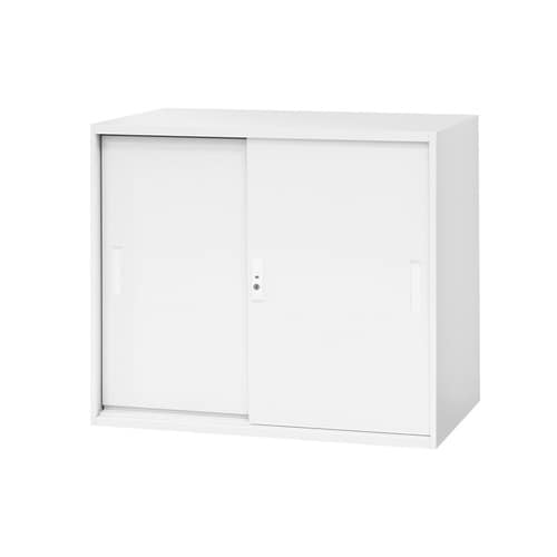 引戸書庫2段 WH 880×400×高さ750