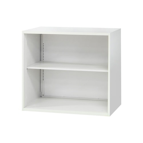 オープン書庫2段 WH 880×400×高さ750