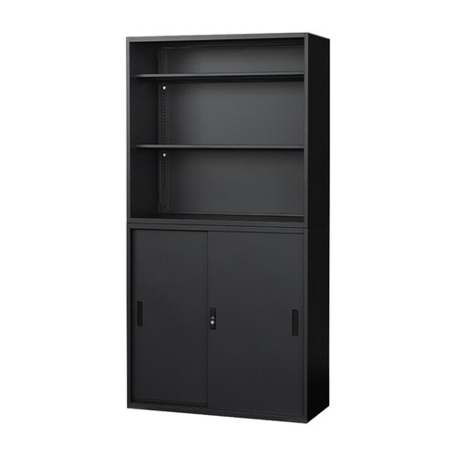 オープン書庫引戸書庫セット3段 BK880×400