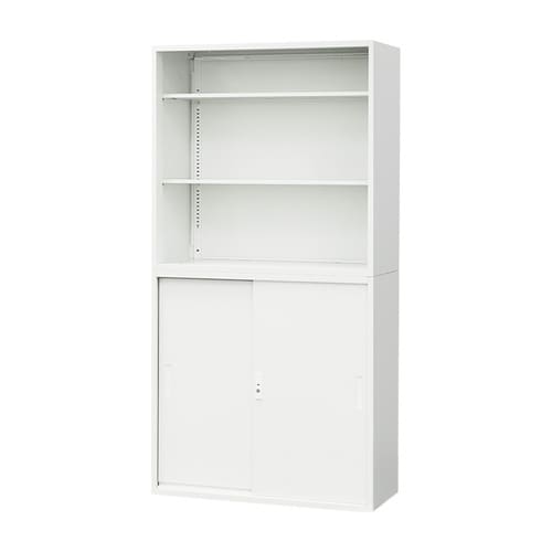 オープン書庫引戸書庫セット3段 WH880×400