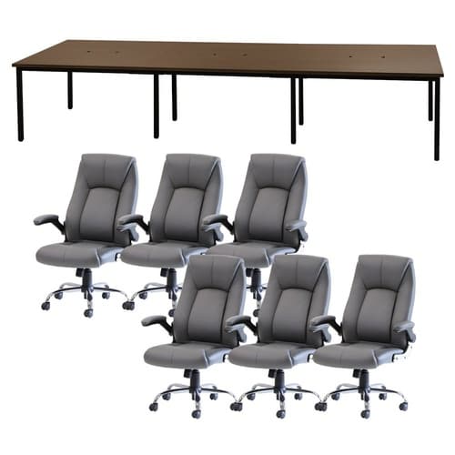 フリアドデスクLYSチェアセット 6人用 WNGY
