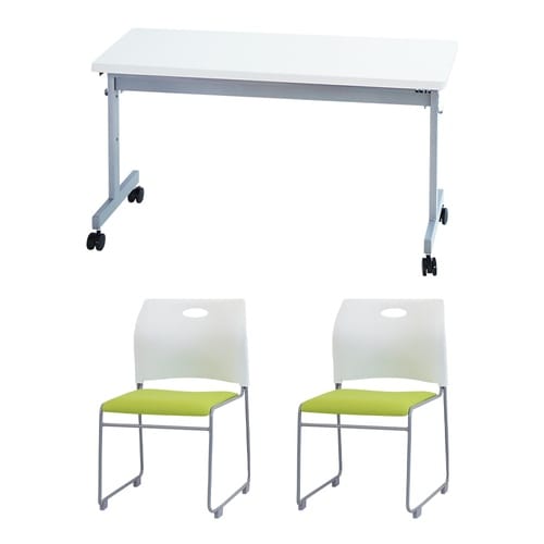 2人会議セット120×45 WH WHGN