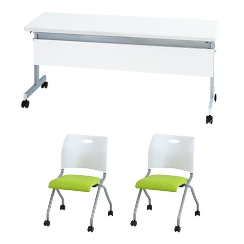 2人会議セット1500×45幕板付 WH WHGN