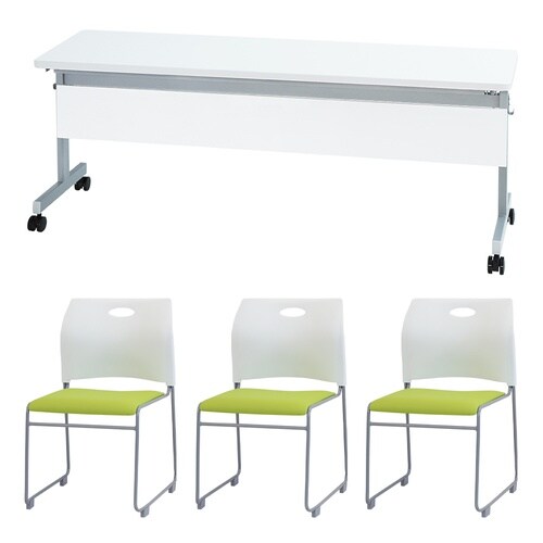 3人会議セットS180×45幕板付 WH WHGN