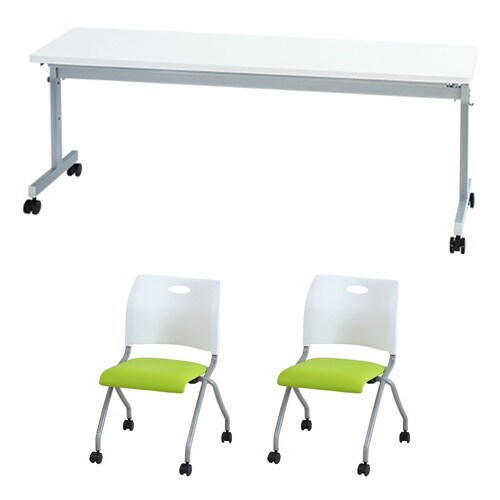 2人会議セット1800×45 WH WHGN