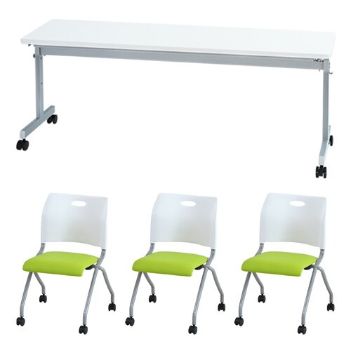3人会議セット1800×45 WH WHGN