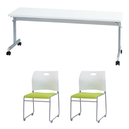 2人会議セット1800×45 WH WHGN