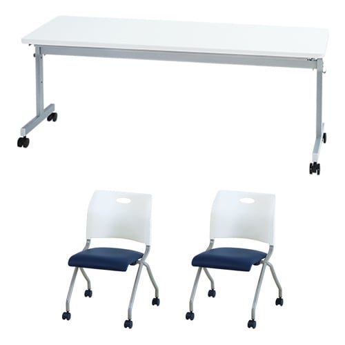 2人会議セットN1800×600 WH WHNV