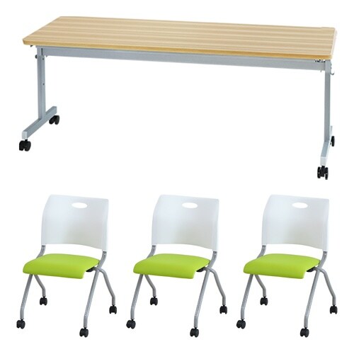3人会議セットN1800×600 NA WHGN
