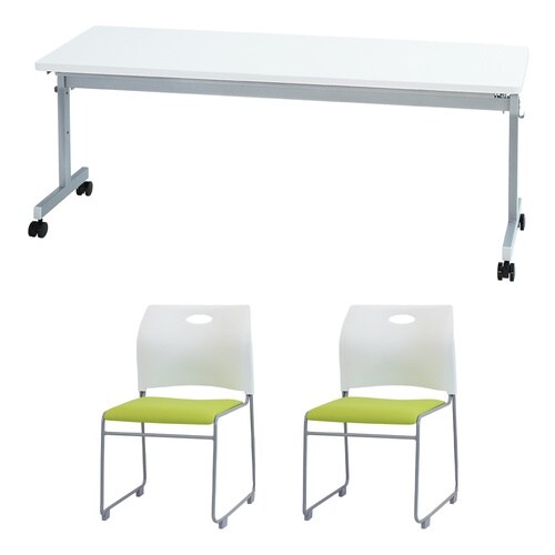 2人会議セットS1800×600 WH WHGN