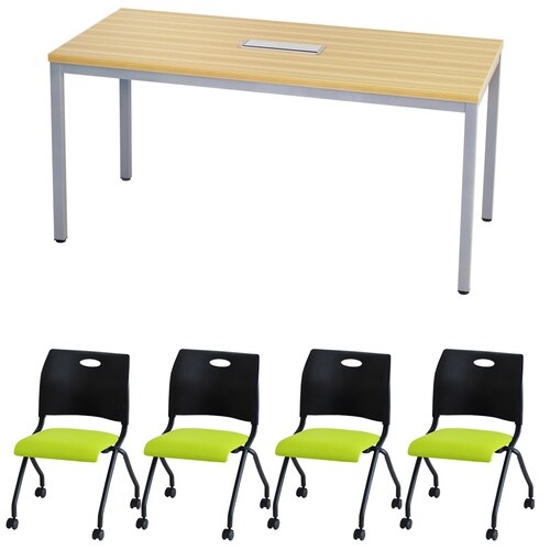4人会議セットN150×75 NA BKGN