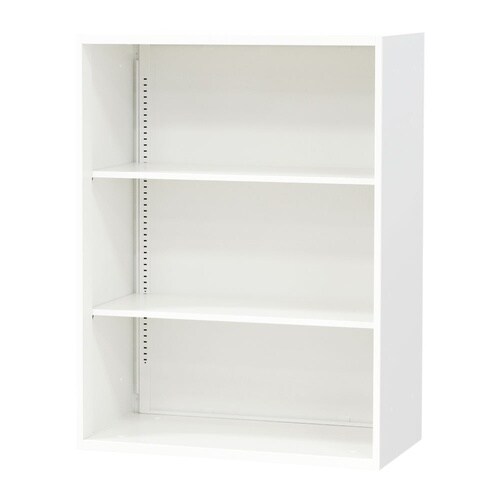 オープン書庫3段800×400×高さ1050 WH