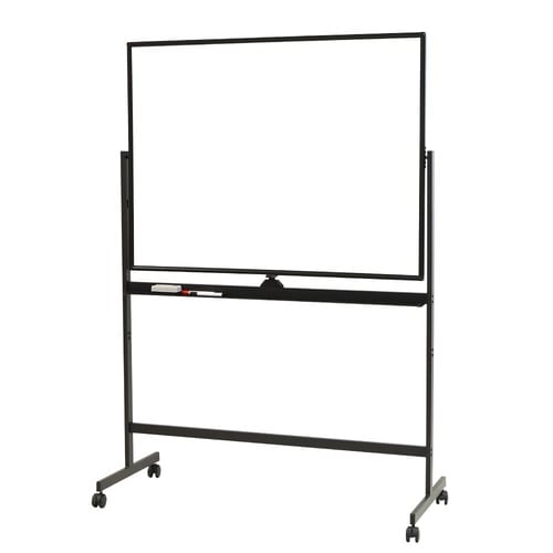 WHボード脚付ホーロー両面120×90BK枠