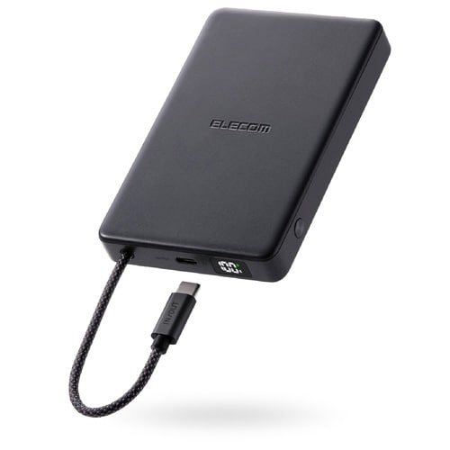ケーブル一体型 半固体モバイルバッテリー10000