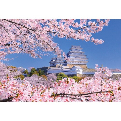パズル 桜重なる姫路城(兵庫)