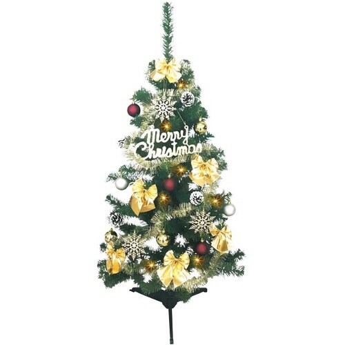120cmゴールドクリスマスツリーセット
