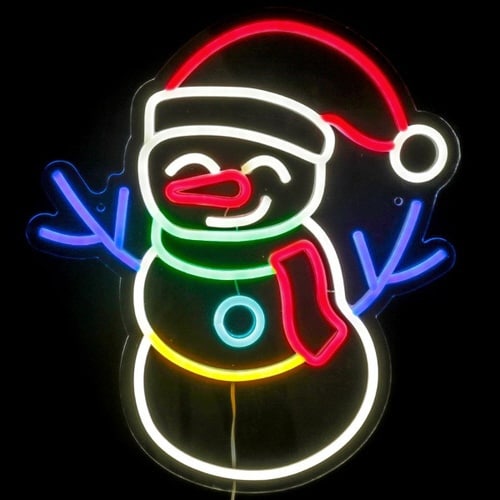 LEDネオンライト(スノーマン)