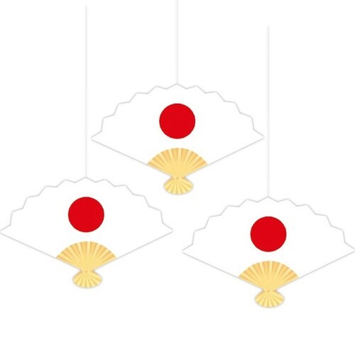 日の丸扇オーナメントセット