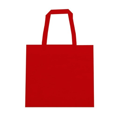 不織布手提げバッグ レッド 50枚入×500