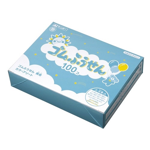 ゴムふうせん(無地) 100個入 469
