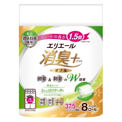 エリエール 消臭+トイレット ほのかに香る 1梱