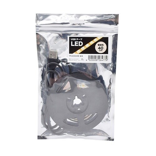 USBテープLED 40cm 電球色 T