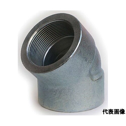 白S25C ネジ込 高圧 45° エルボ