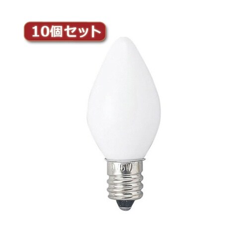 ローソク球 E12 5W 白 2個パック