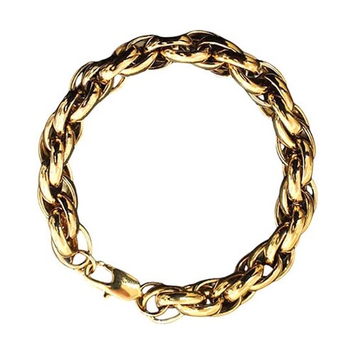 ステンレス ダブルスクリューブレスレット