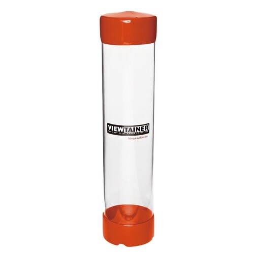 収納ケース スクイーズ式 7×30cm オレンジ