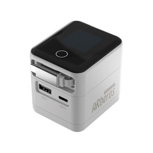 ディスプレイ搭載 70W充電器 ホワイト