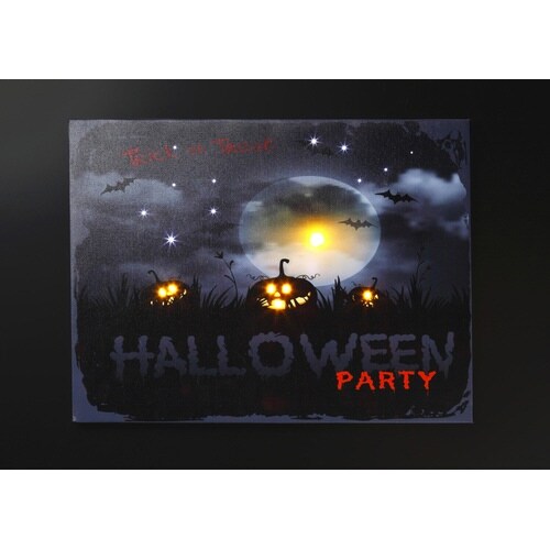 LEDライティングピクチャーハロウィンパー12個入
