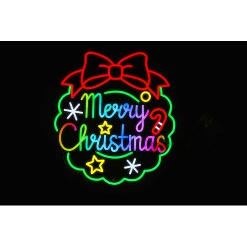 クリスマスネオン MCリース(コントロールマルチ)
