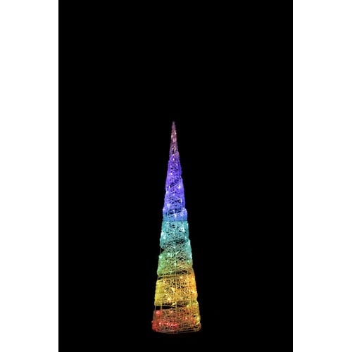LEDスパイラルコーンツリー150cm