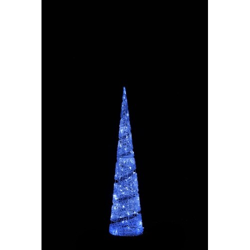LEDスパイラルコーンツリー150cm(ブルー)