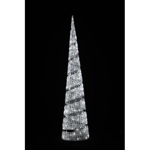 LEDスパイラルコーンツリー210cm(ホワイト)