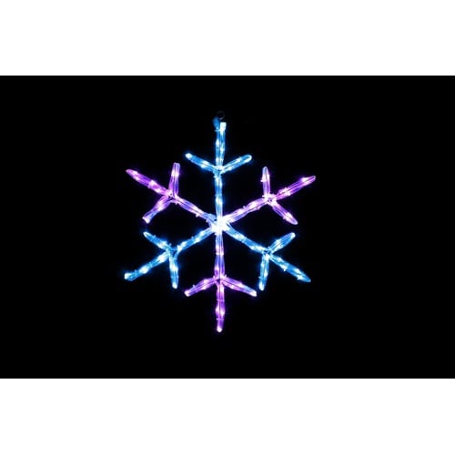 LEDストローチューブモチーフスノーフレーク6個入