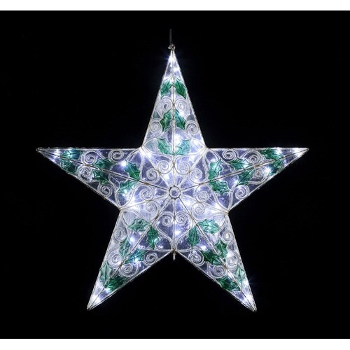 LEDシャイニークリスタルスター 6個入