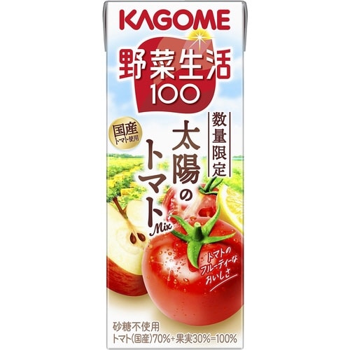 野菜生活国産太陽のトマトMIX200ml24本