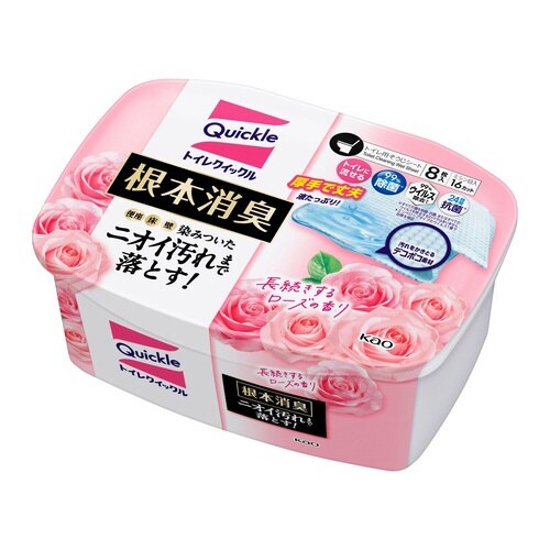 トイレクイックル根本消臭 ローズ 本体8枚