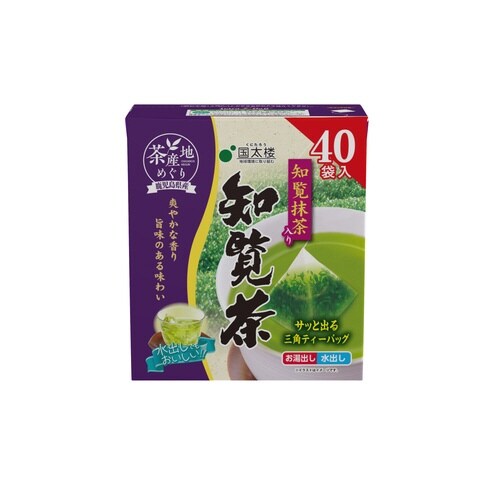 茶産地めぐり抹茶入り知覧茶三角ティーバッグ40P