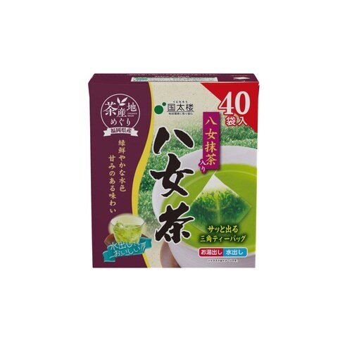 茶産地めぐり抹茶入り八女茶三角ティーバッグ40P