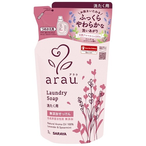 アラウ 洗たくせっけん 詰替1L