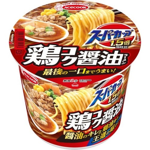 スーパーカップ1.5倍 しょうゆラーメン12個入り