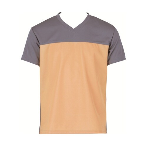 入浴介護Tシャツ(男女兼用)オレンジ 3