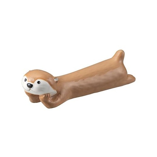 カトラリーレスト 9cm カワウソ 陶器